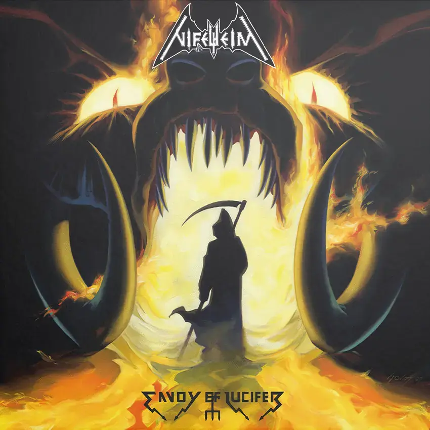 NIFELHEIM - Envoy Of Lucifer (Re-Release) · YELLOW/BLACK LP · Picture 1 NIFELHEIM - Envoy Of Lucifer (Re-Release) · YELLOW/BLACK LP (Black Metal Vinyl) · Picture 1