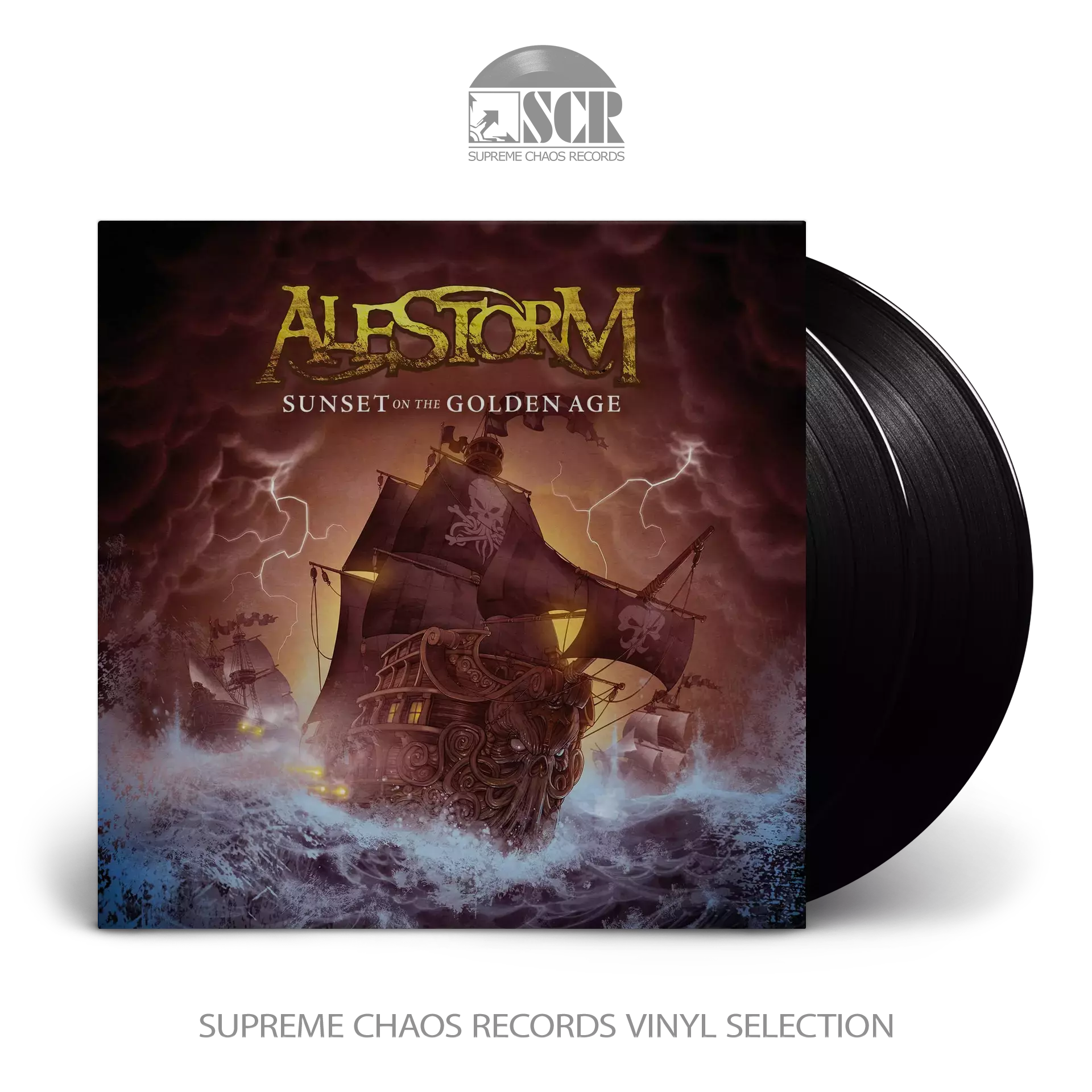 ALESTORM - Sunset On The Golden Age · BLACK 2LP ALESTORM - Sunset On The Golden Age · BLACK 2LP (Pirate Metal Vinyl)