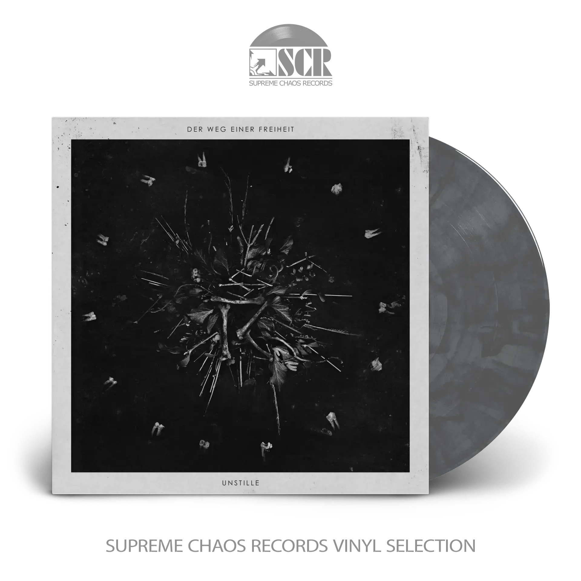 DER WEG EINER FREIHEIT · Unstille | SILVER/BLACK LP (Black Metal Vinyl)