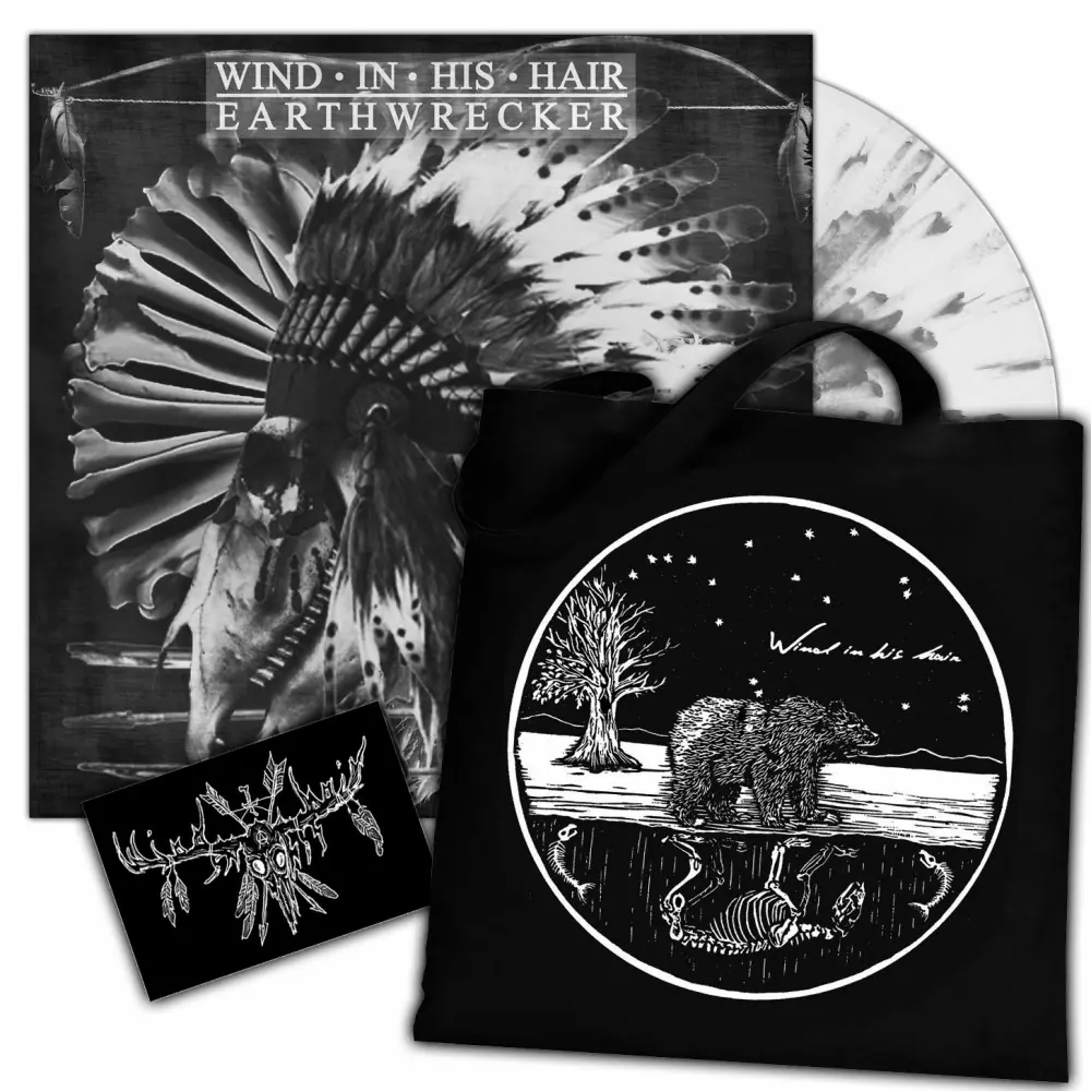 WIND IN HIS HAIR - Earthwrecker · WHITE SPLATTER+PATCH+TOTE BAG LP