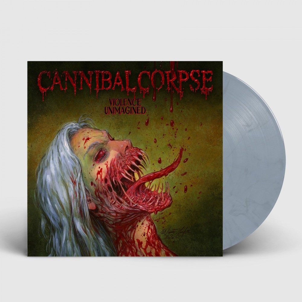 CANNIBAL CORPSE · Violence Unimagined | SILVER GREY LP CANNIBAL CORPSE · Violence Unimagined | SILVER GREY LP (Death Metal Vinyl)