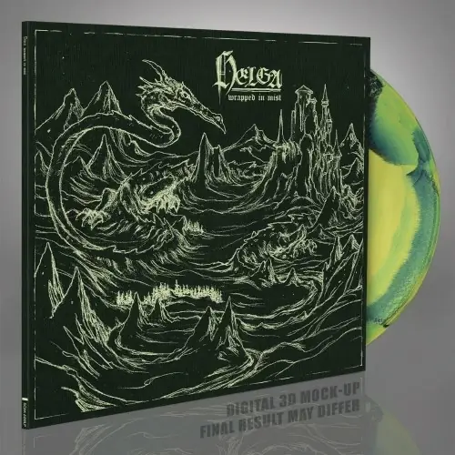 HELGA · Wrapped in Mist | BLACK/YELLOW SUNBURST LP HELGA · Wrapped in Mist | BLACK/YELLOW SUNBURST LP (Progressive Metal Vinyl)