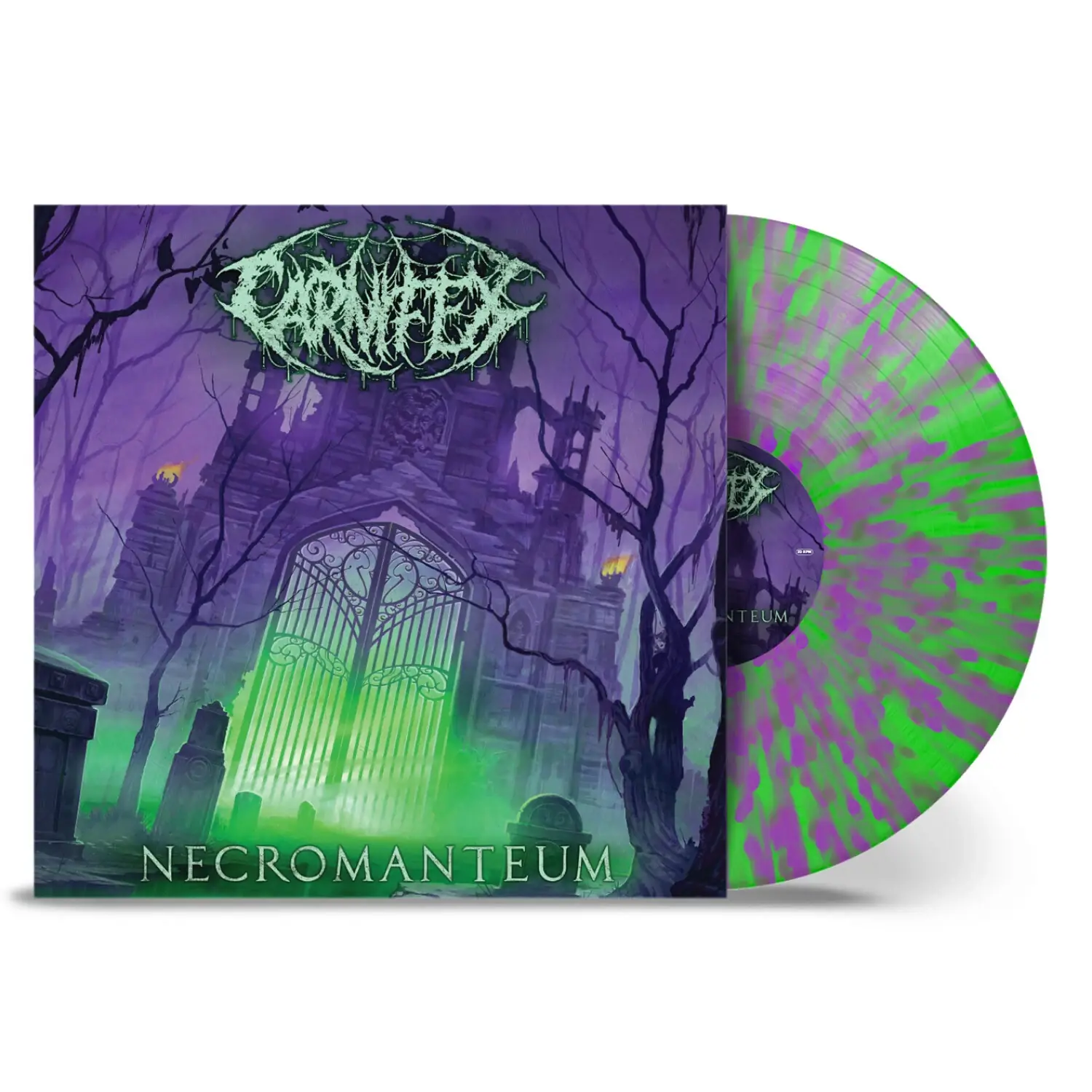 CARNIFEX · Necromanteum | NEON GREEN/PURPLE SPLATTER VINYL CARNIFEX · Necromanteum | NEON GREEN/PURPLE SPLATTER VINYL (Deathcore Vinyl)