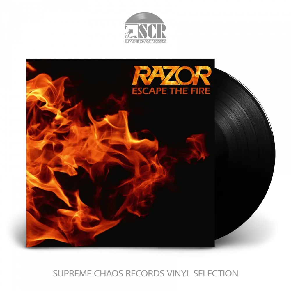RAZOR - Escape the Fire · BLACK LP (Heavy Metal/Thrash Metal Vinyl)