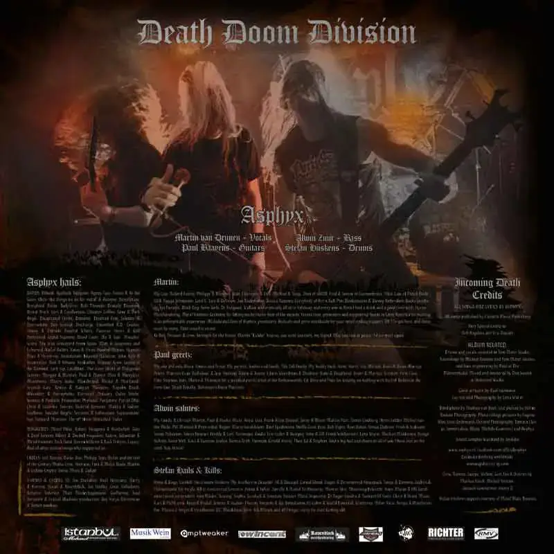 ASPHYX - Incoming Death (Pop-Up) · ORANGE LP 3