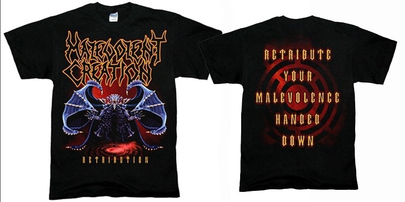 MALEVOLENT CREATION - Retribution · TS-L ( Clothes)