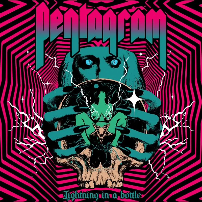 PENTAGRAM - Lightning In A Bottle · AQUA BLUE LP · Picture 1 PENTAGRAM - Lightning In A Bottle · AQUA BLUE LP (Doom Metal Vinyl) · Picture 1