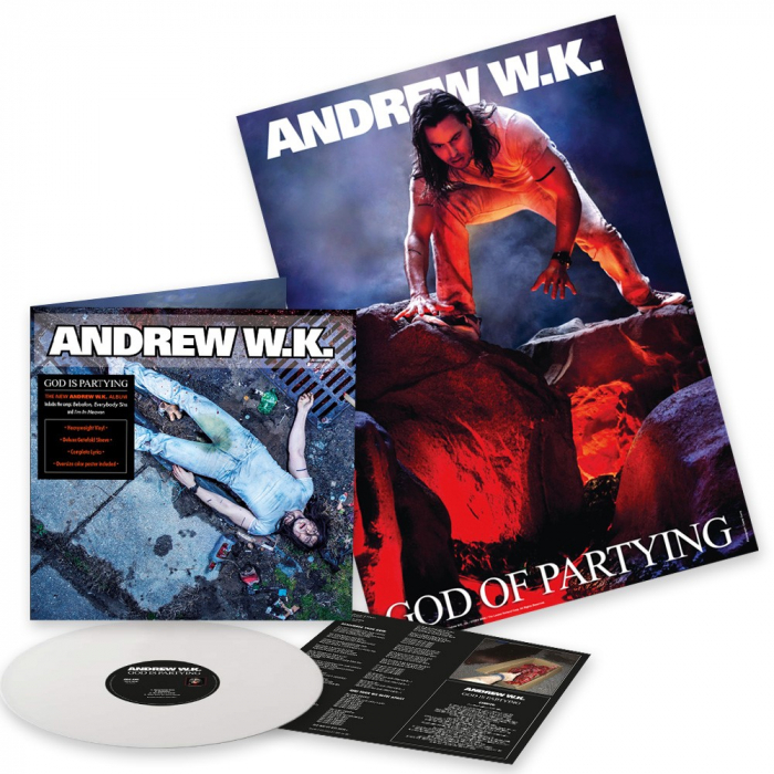 ANDREW W.K. - God Is Partying · WHITE LP ANDREW W.K. - God Is Partying · WHITE LP (Hardrock Vinyl)