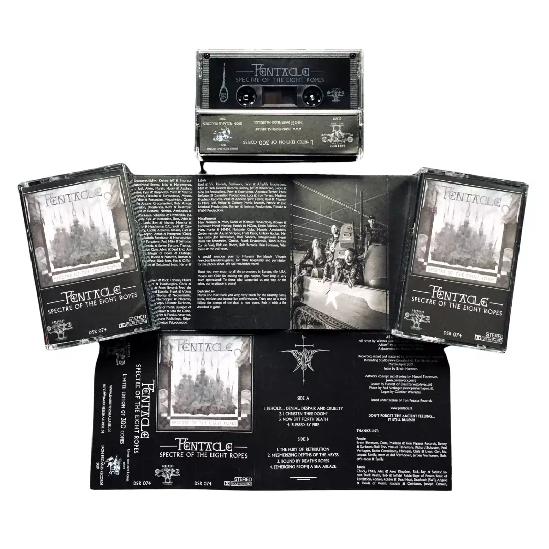 PENTACLE - Spectre Of The Eight Ropes · BLACK TAPE PENTACLE - Spectre Of The Eight Ropes · BLACK TAPE (Death Metal Tapes)