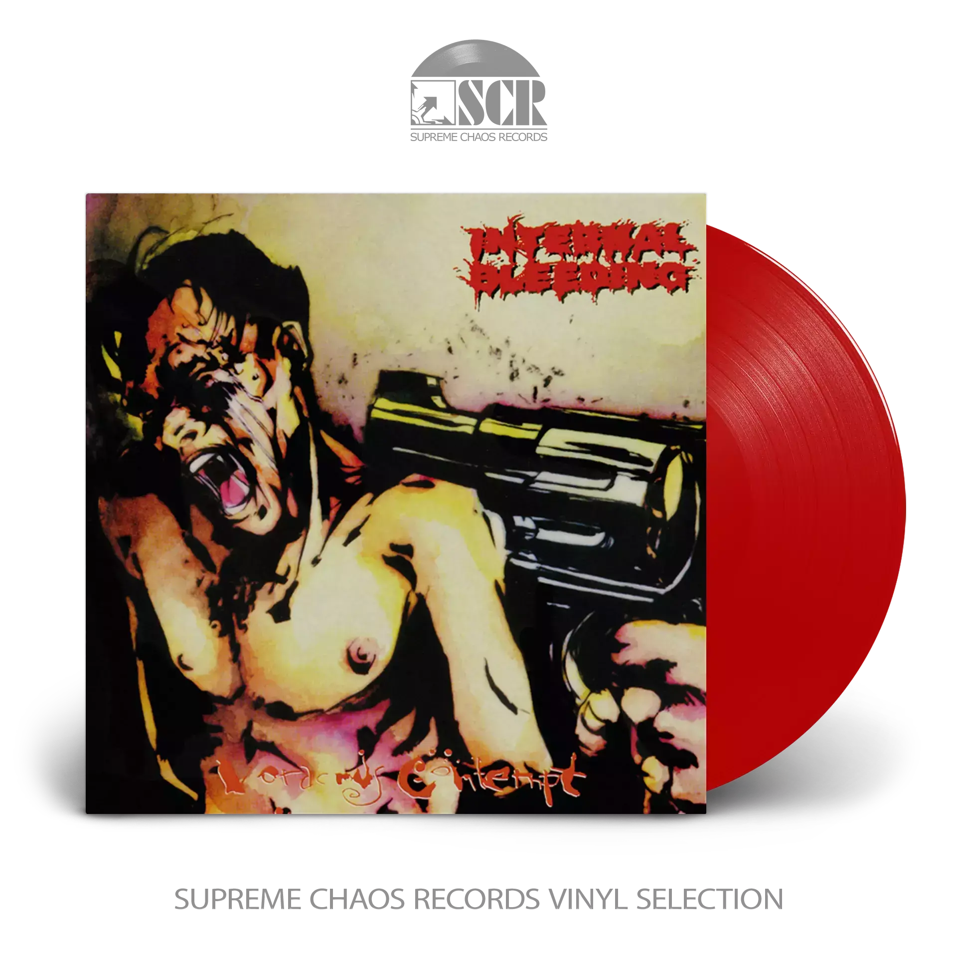 INTERNAL BLEEDING · Voracious Contempt | RED LP INTERNAL BLEEDING · Voracious Contempt | RED LP (Brutal Death Metal Vinyl)