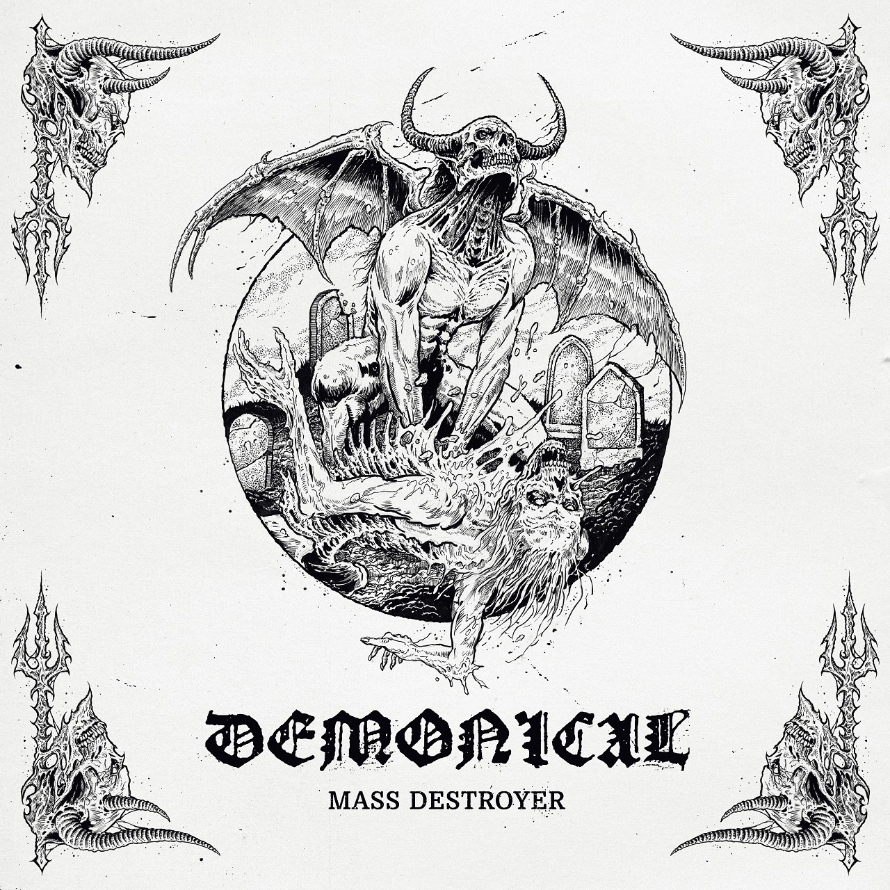 DEMONICAL · Mass Destroyer | BLACK LP (Death Metal Vinyl) · Picture 1
