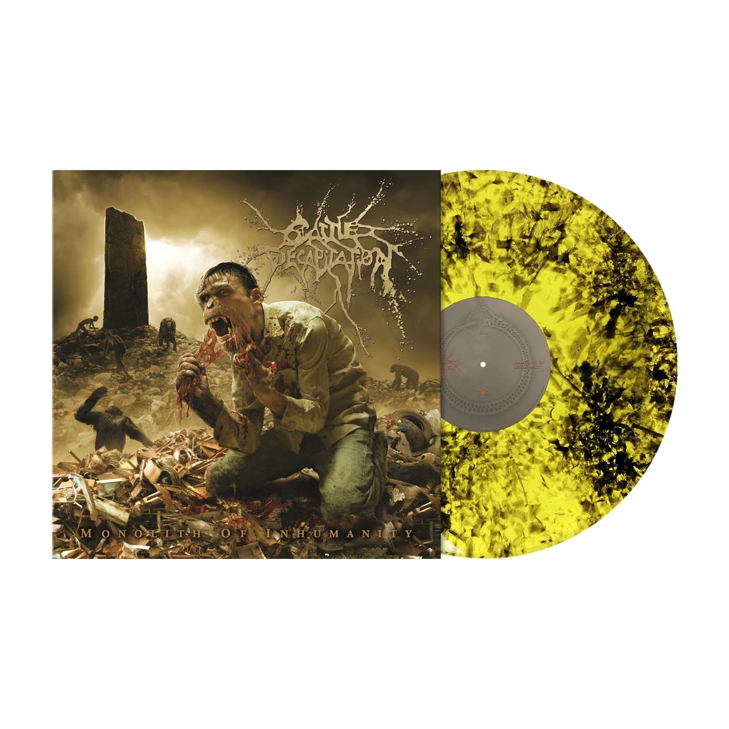 CATTLE DECAPITATION - Monolith of Inhumanity · YELLOW/BLACKDUST LP (Death Metal Vinyl)