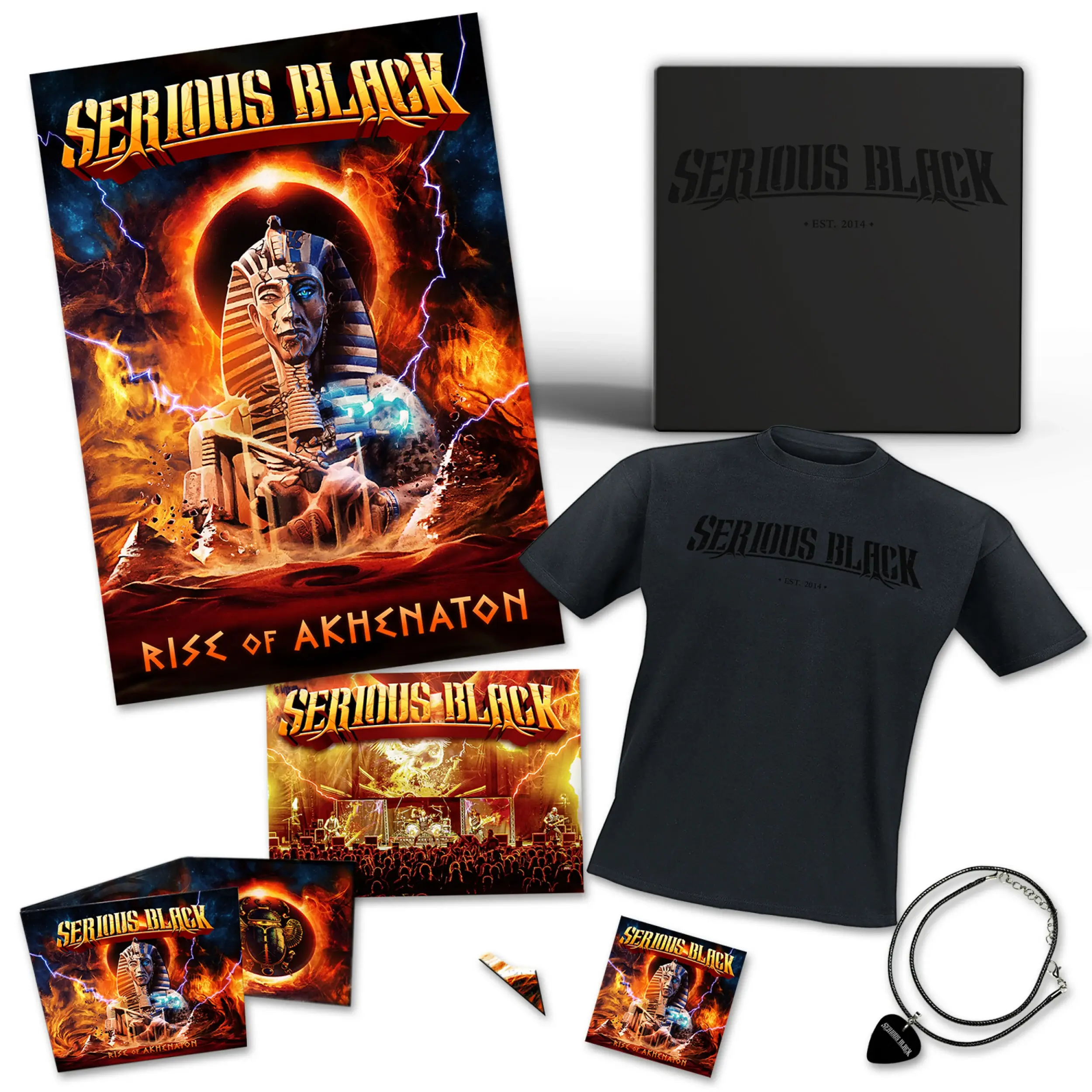SERIOUS BLACK - Rise of Akhenaton · LIMITED BOXSET L