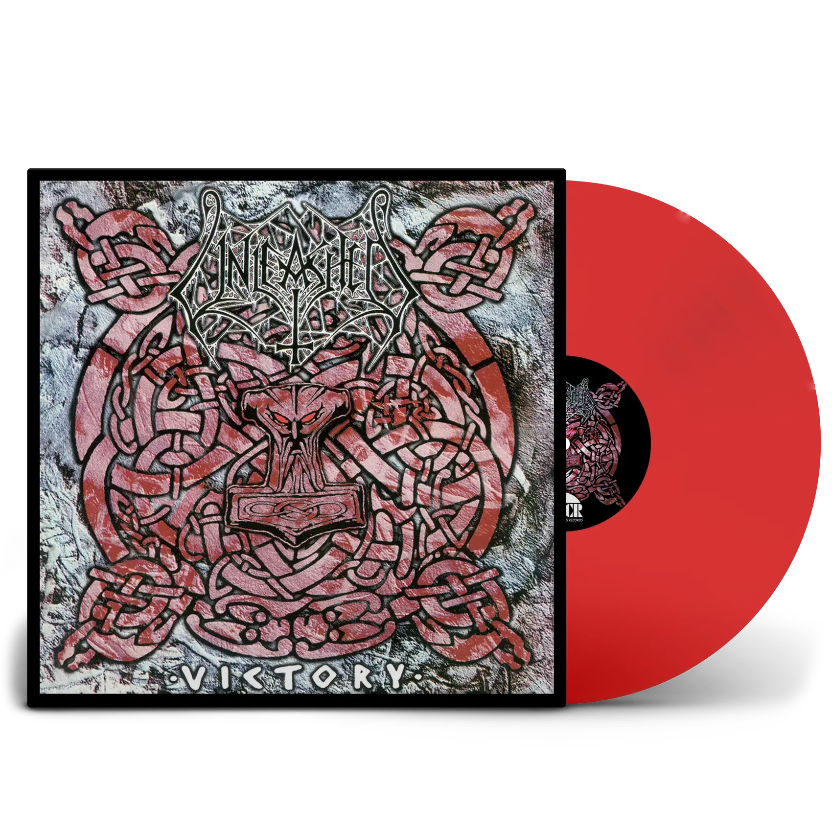 UNLEASHED - Victory · TRANSPARENT RED LP (Death Metal Vinyl)