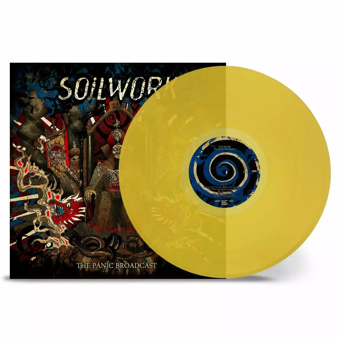 SOILWORK - The Panic Broadcast · TRANSPARENT YELLOW LP SOILWORK - The Panic Broadcast · TRANSPARENT YELLOW LP (Melodic Death Metal Vinyl)