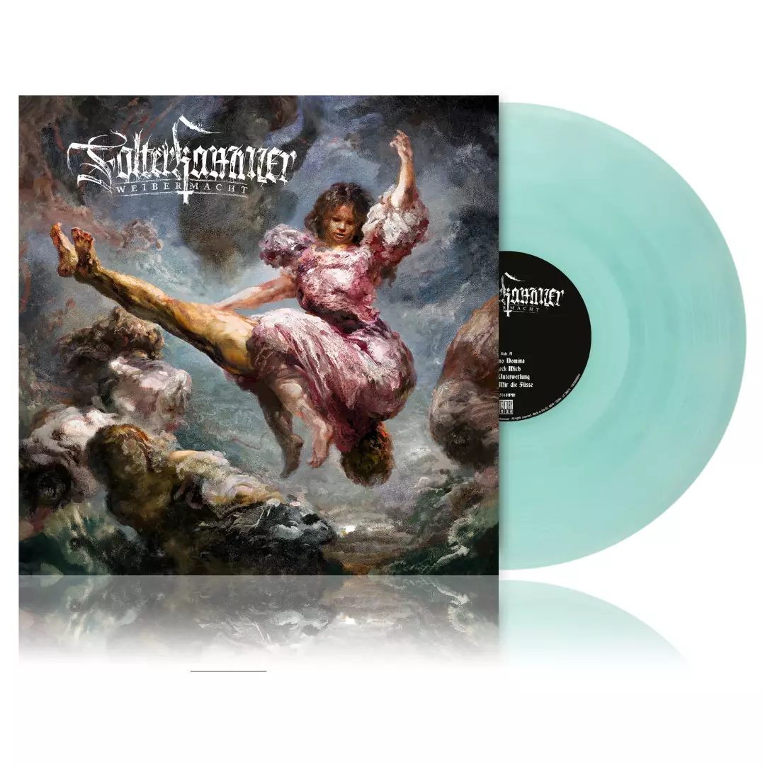 FOLTERKAMMER · Weibermacht | TRANSPARENT COKE BOTTLE GREEN LP FOLTERKAMMER · Weibermacht | TRANSPARENT COKE BOTTLE GREEN LP (Symphonic Black Metal Vinyl)