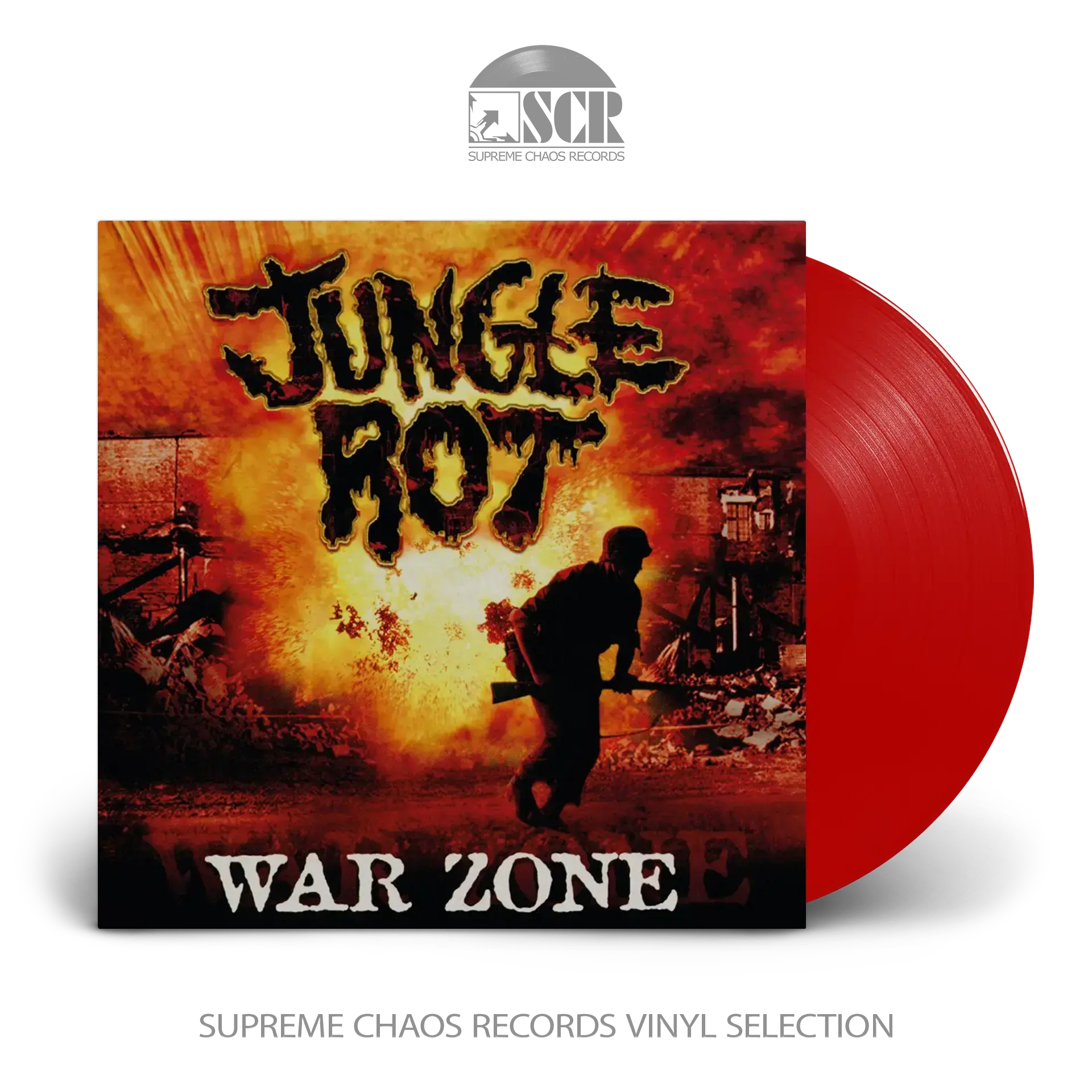 JUNGLE ROT - War Zone · RED LP JUNGLE ROT - War Zone · RED LP (Death Metal Vinyl)