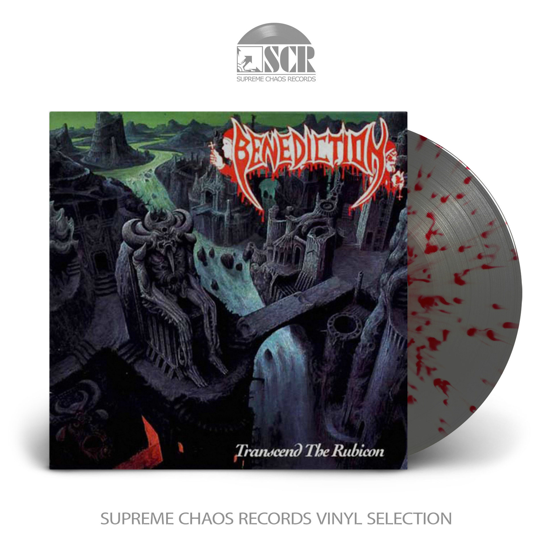 BENEDICTION - Transcend The Rubicon [GREY/RED SPLATTER LP]