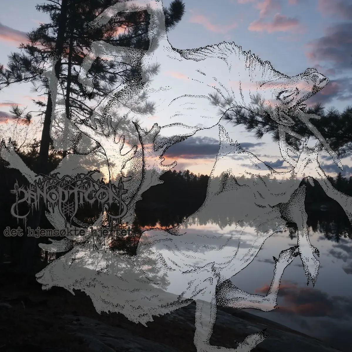 PANOPTICON · Det Hjemsokte Hjertet | PURPLE/ORANGE 2LP (Black Metal Vinyl) · Picture 1