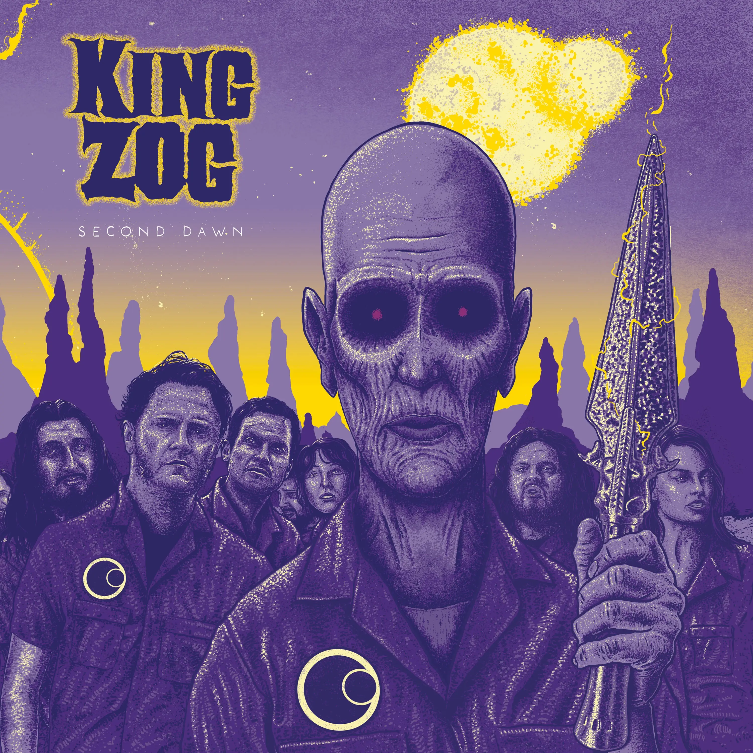 KING ZOG - Second Dawn · YELLOW LP (Doom Metal Vinyl) · Picture 1
