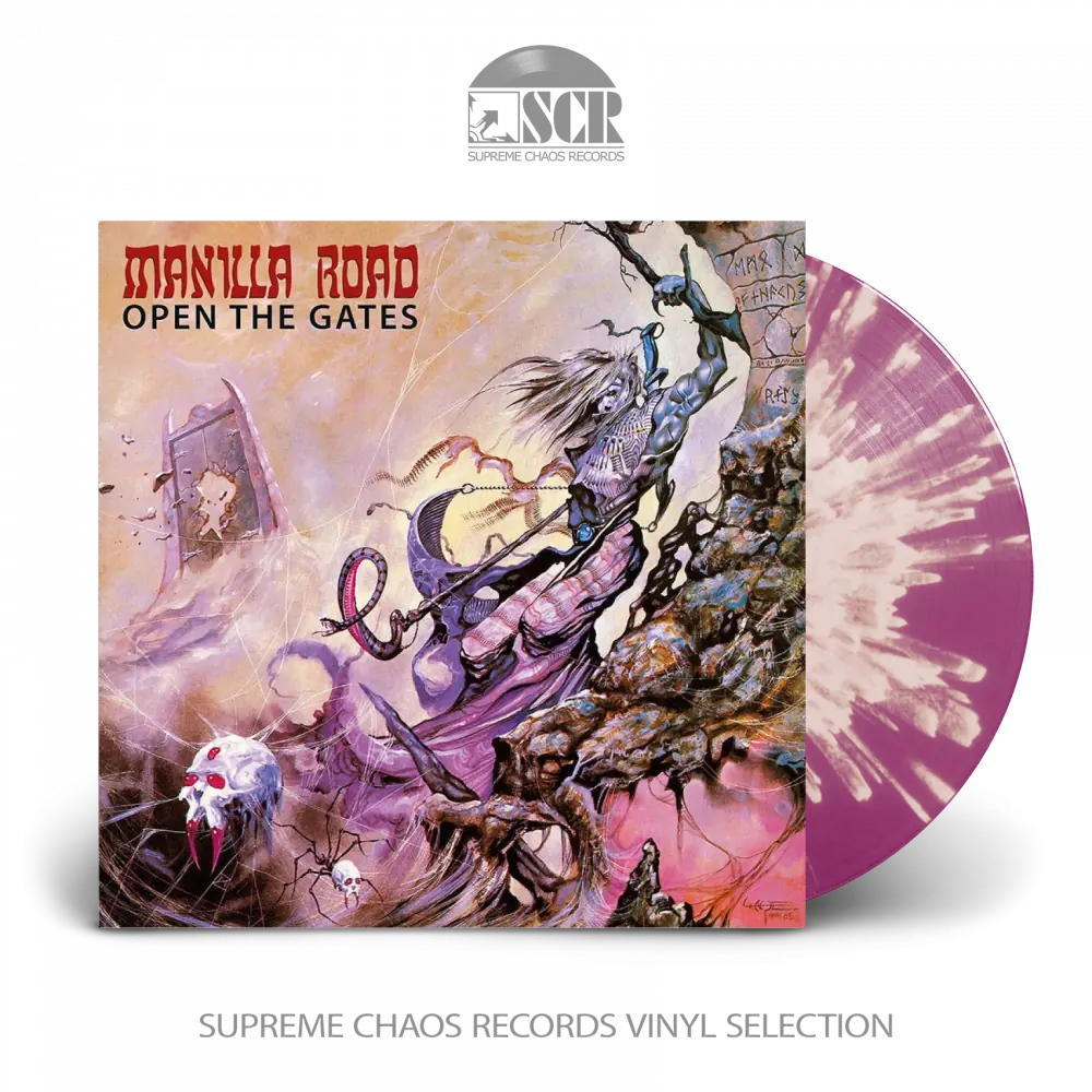 MANILLA ROAD - Open The Gates · PURPLE/BONE LP