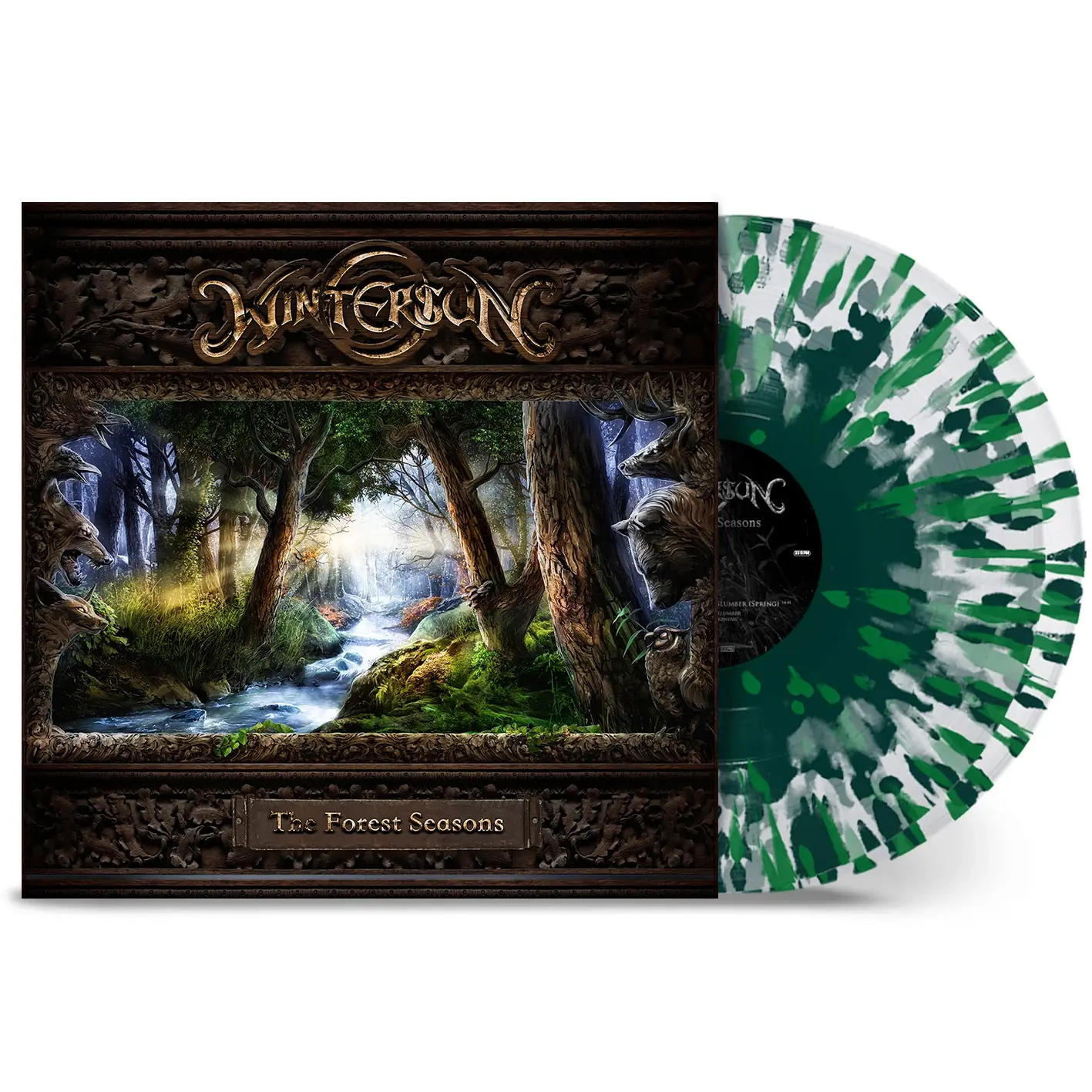 WINTERSUN · The Forest Seasons | CLEAR/GREEN SPLATTER 2LP WINTERSUN · The Forest Seasons | CLEAR/GREEN SPLATTER 2LP (Melodic Death Metal Vinyl)
