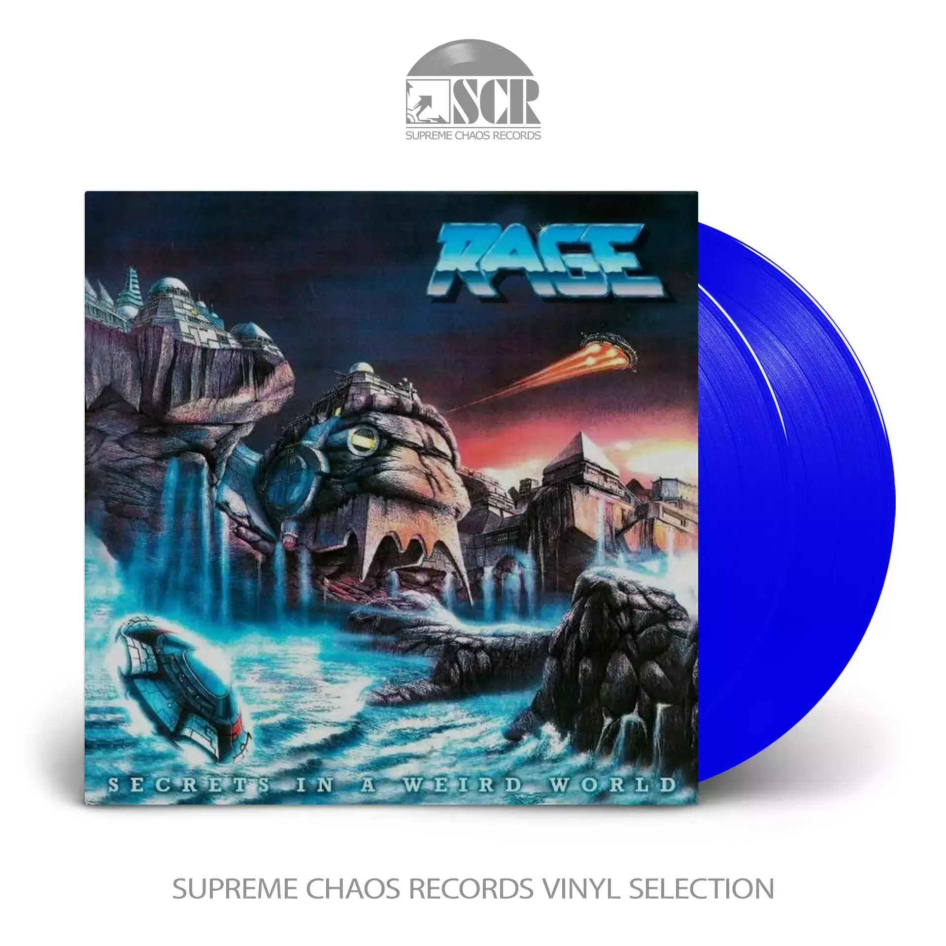RAGE - Secrets In A Weird World · BLUE DLP RAGE - Secrets In A Weird World · BLUE DLP (Heavy Metal Vinyl)