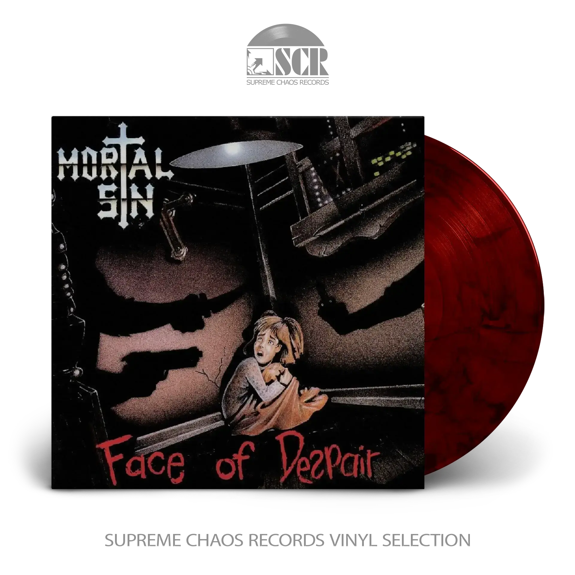 MORTAL SIN · Face Of Despair | DARK RED LP MORTAL SIN · Face Of Despair | DARK RED LP (Thrash Metal Vinyl)