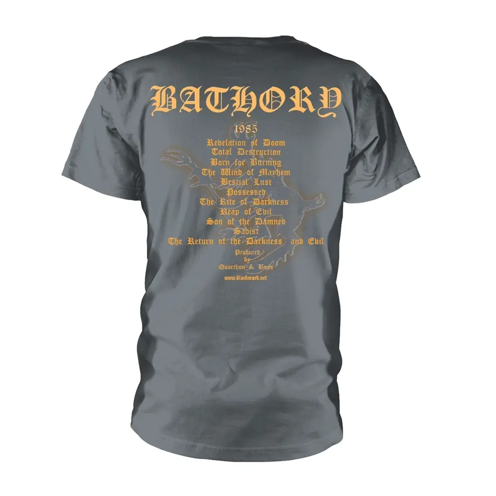 BATHORY · The Return... (Grey) | T-SHIRT · Picture 1 BATHORY · The Return... (Grey) | T-SHIRT (Black Metal Clothes) · Picture 1
