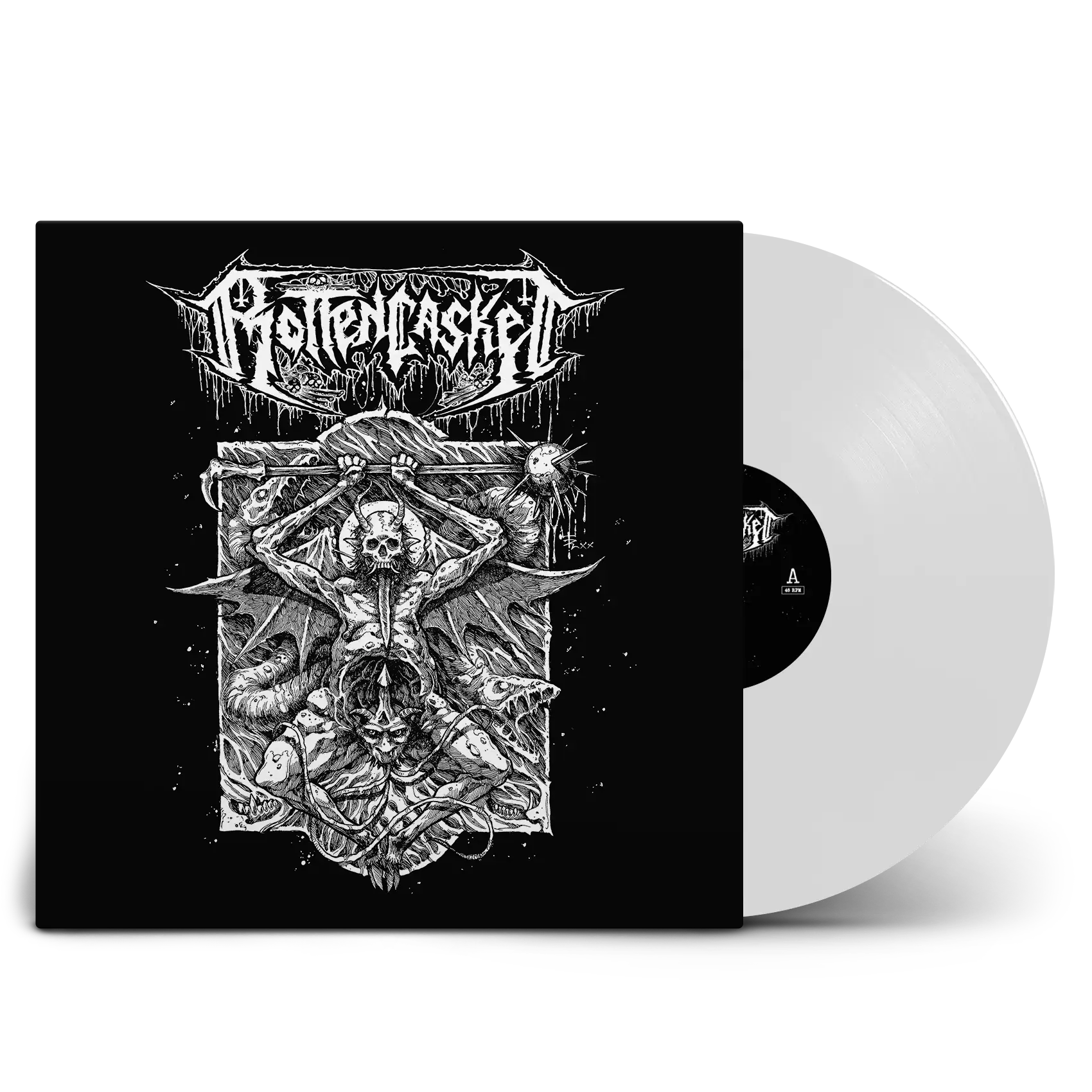 ROTTEN CASKET - First Nail in the Casket (Re-Release) · WHITE LP