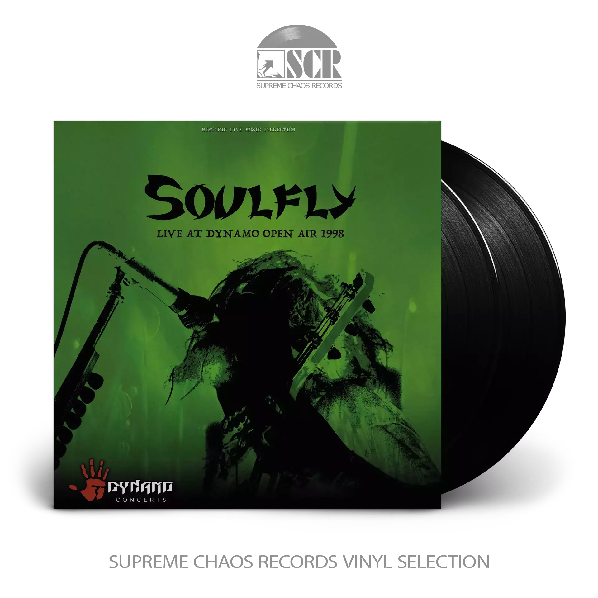 SOULFLY · Live At Dynamo Open Air 1998 | BLACK DLP SOULFLY · Live At Dynamo Open Air 1998 | BLACK DLP (Thrash Metal Vinyl)