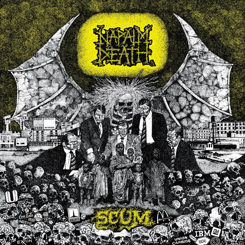 NAPALM DEATH · Scum | BLACK LP (Grindcore/Death Metal Vinyl) · Picture 1