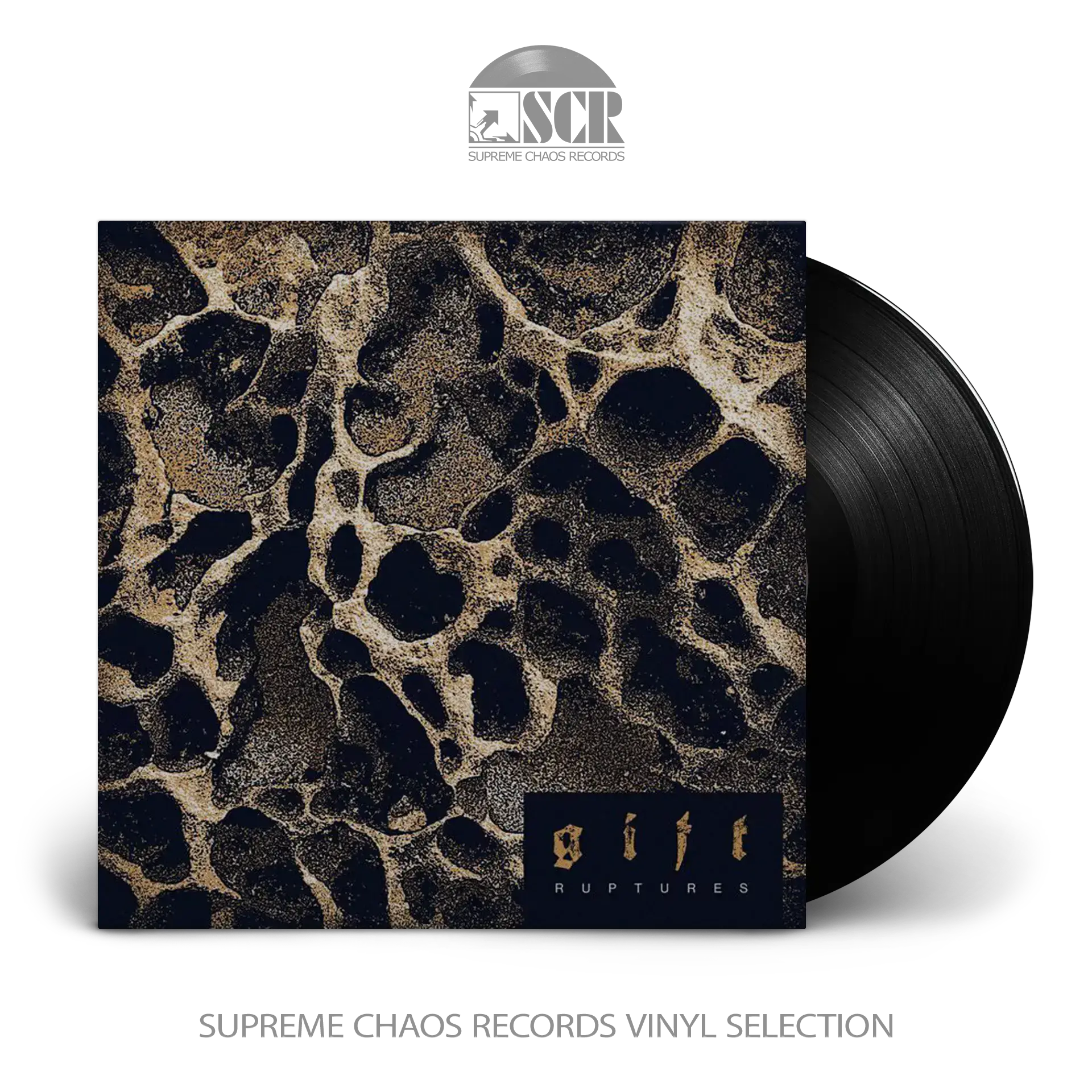 GIFT · Ruptures | BLACK LP (Hardcore Punk Vinyl)