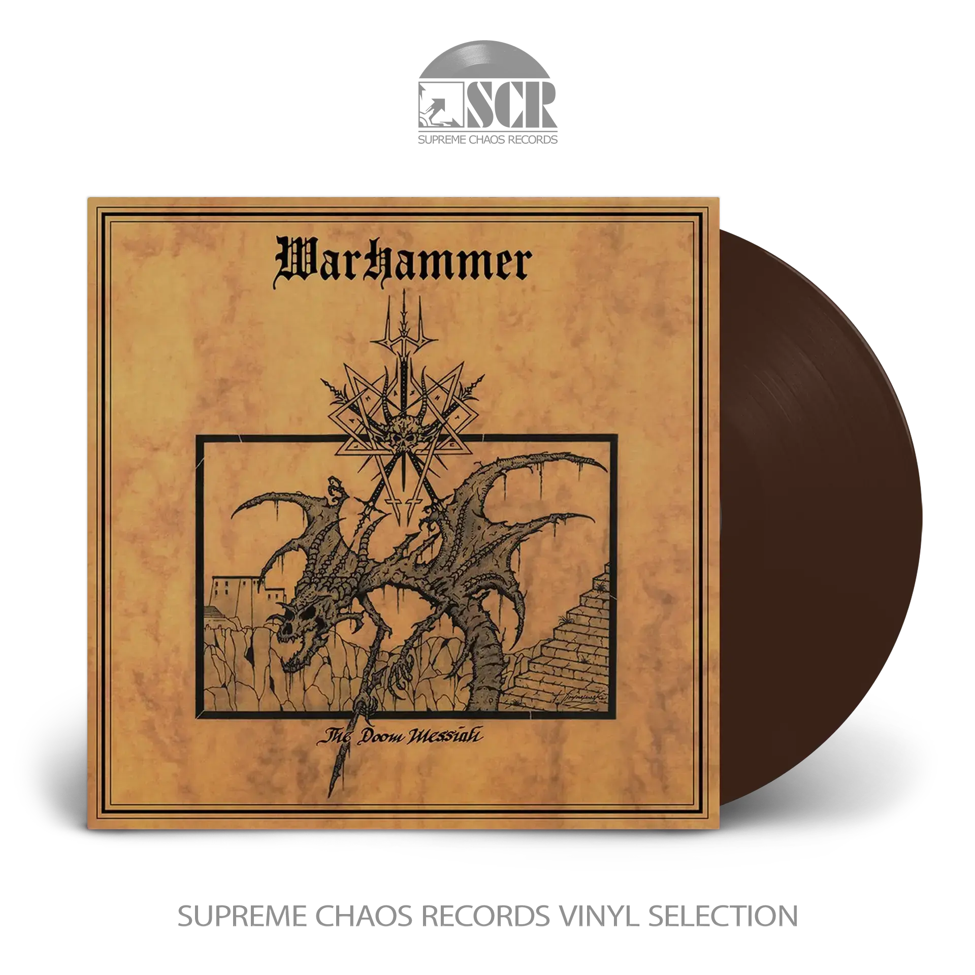 WARHAMMER - The Doom Messiah · BROWN LP (Doom Metal/Death Metal/Thrash Metal Vinyl)