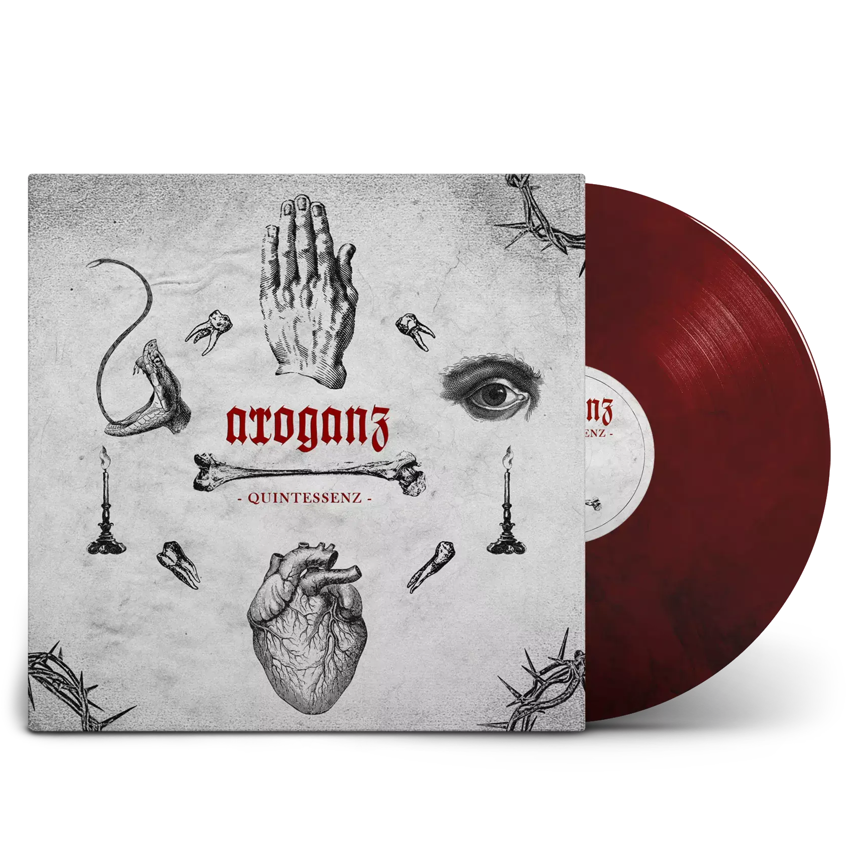 ARROGANZ - Quintessenz · RED/BLACK MARBLED LP