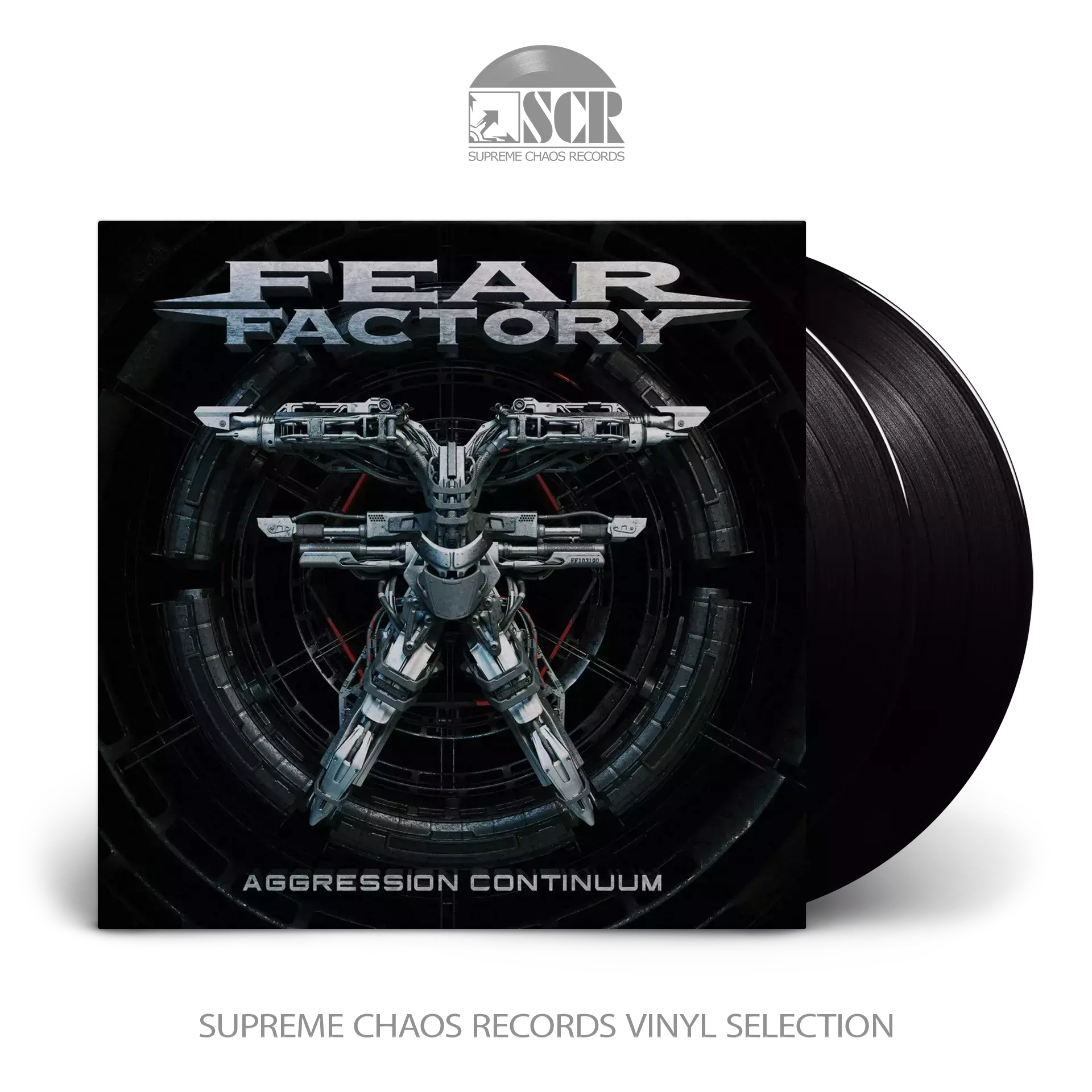 FEAR FACTORY - Aggression Continuum · BLACK 2LP (Industrial Metal Vinyl)