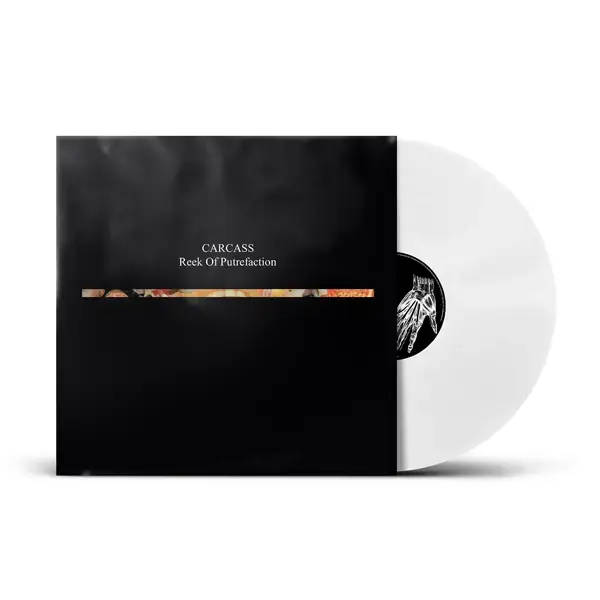 CARCASS - Reek Of Putrefaction · WHITE LP (Death Metal/Grindcore Vinyl)