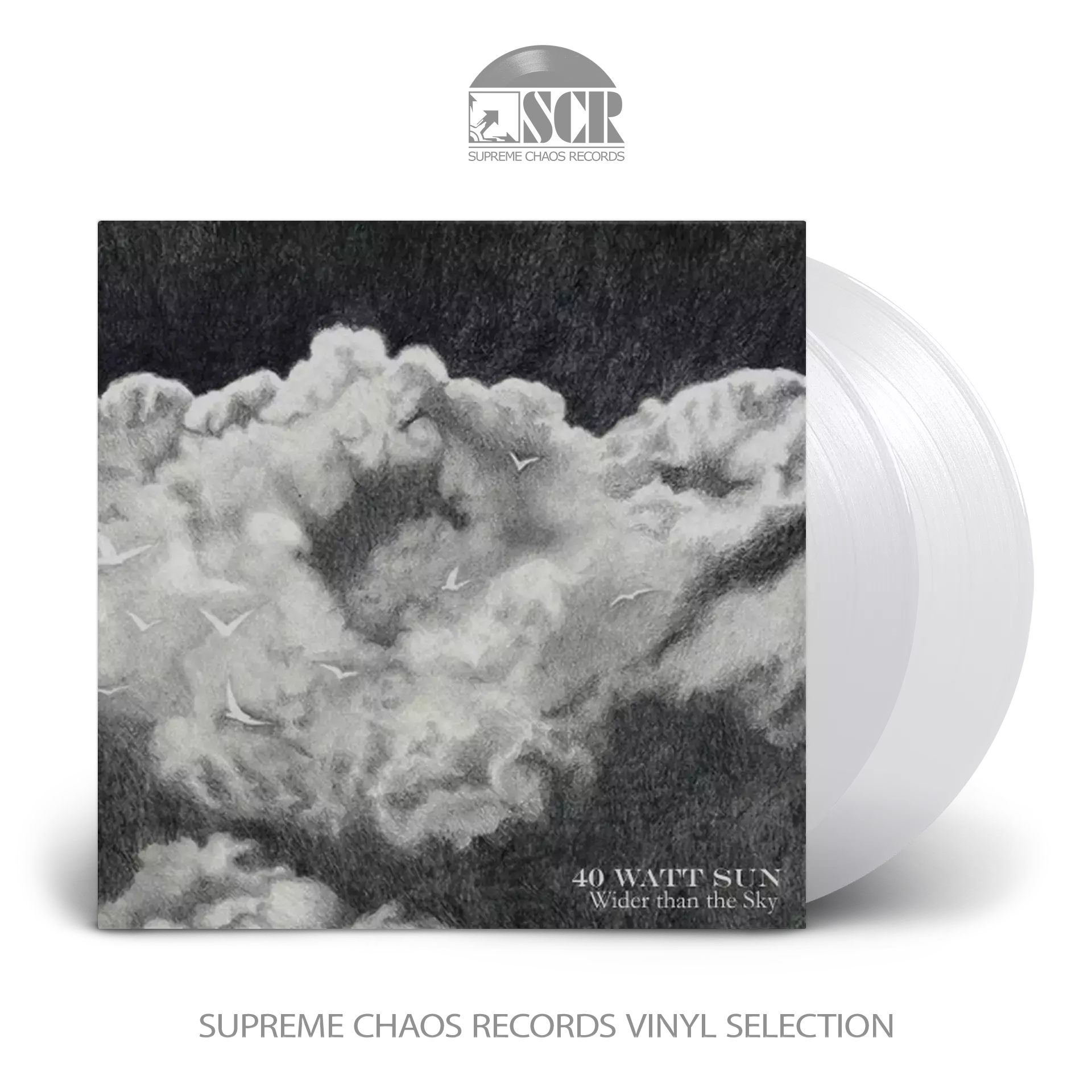 40 WATT SUN - Wider Than The Sky · CRYSTAL CLEAR DLP 40 WATT SUN - Wider Than The Sky · CRYSTAL CLEAR DLP (Doom Metal Vinyl)