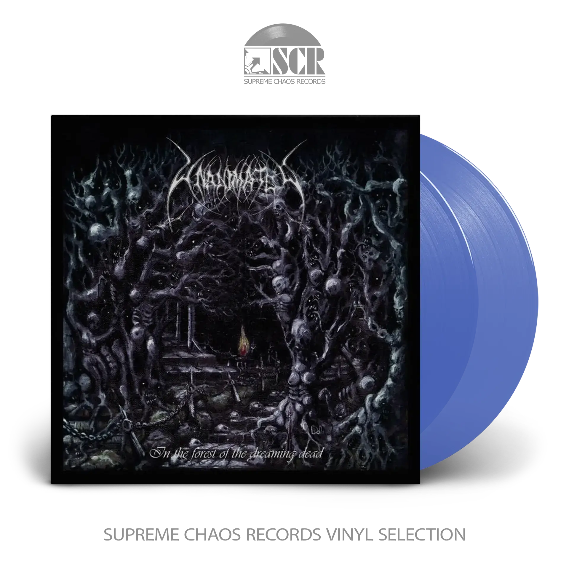 UNANIMATED - In The Forest Of The Dreaming Dead · TRANSPARENT BLUE 2LP UNANIMATED - In The Forest Of The Dreaming Dead · TRANSPARENT BLUE 2LP (Death Metal Vinyl)