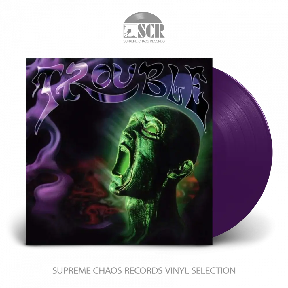 TROUBLE - Plastic Green Head · PURLE LP