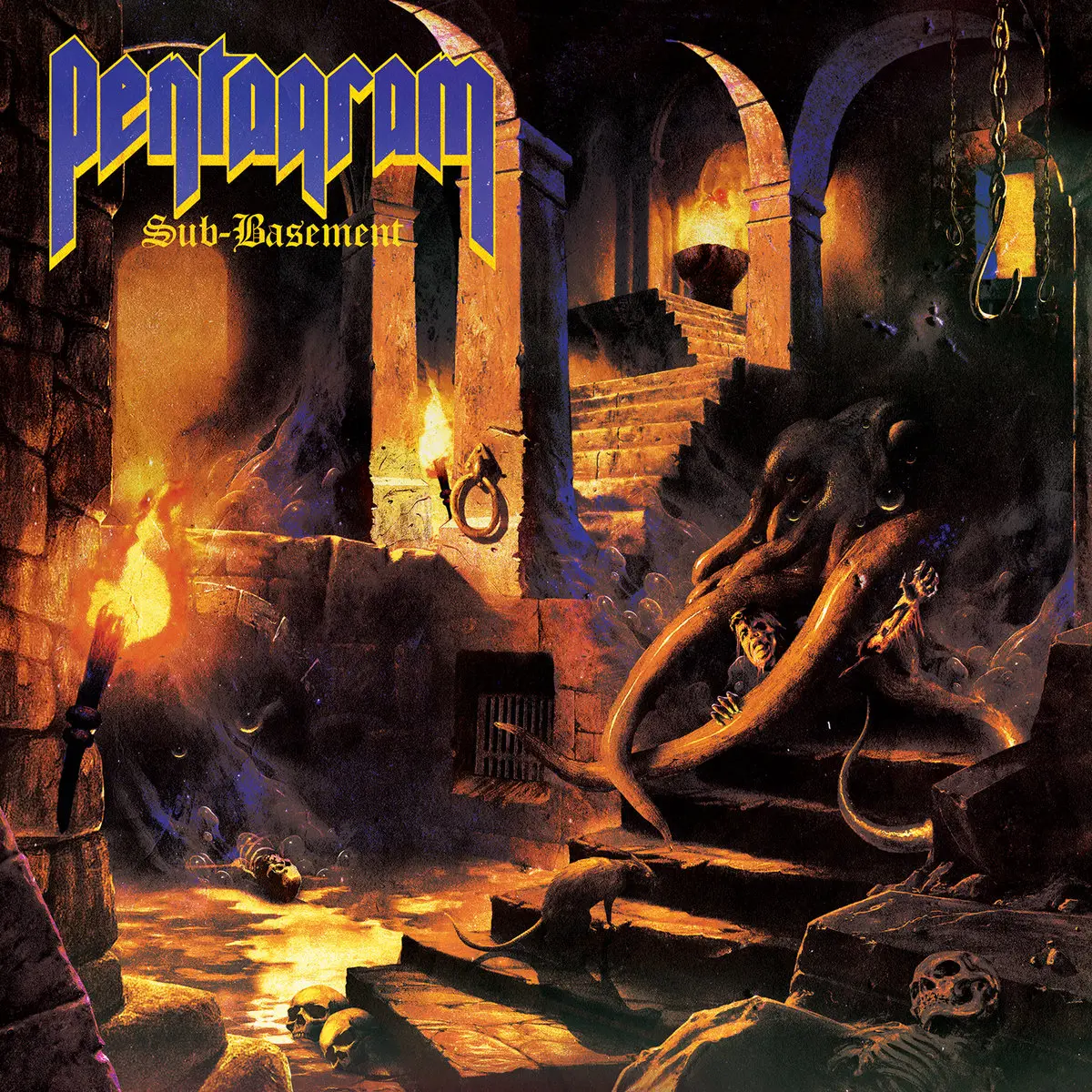 PENTAGRAM - Sub-Basement [YELLOW/ORANGE/BLUE MERGE LP] 1