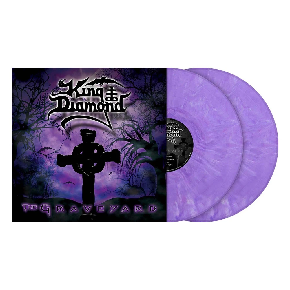 KING DIAMOND · The Graveyard | PURPLE RED WHITE MARBLED 2LP (Heavy Metal Vinyl)