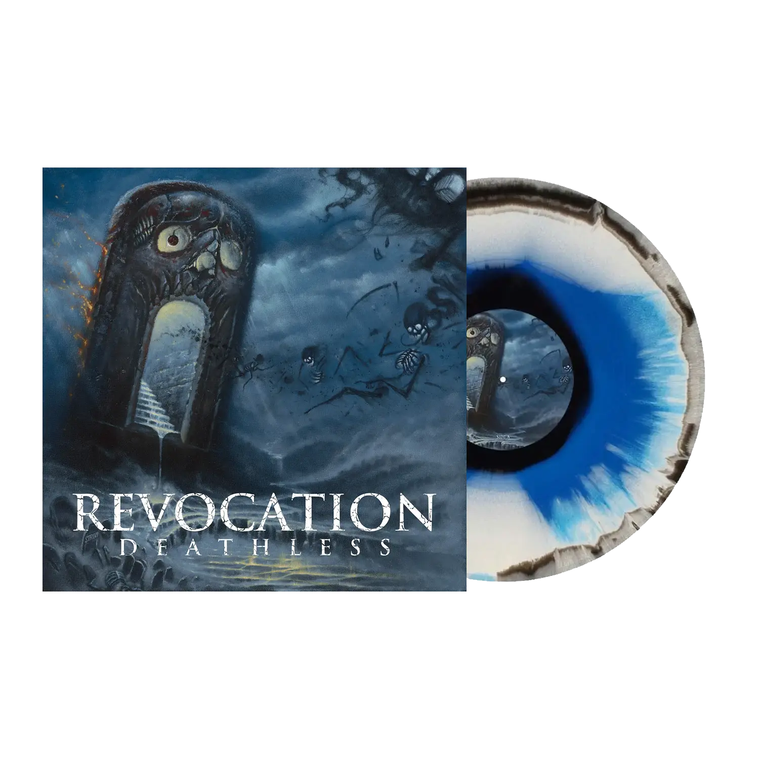 REVOCATION · Deathless | BLUE BONE BLACK MELT LP (Death Metal Vinyl)
