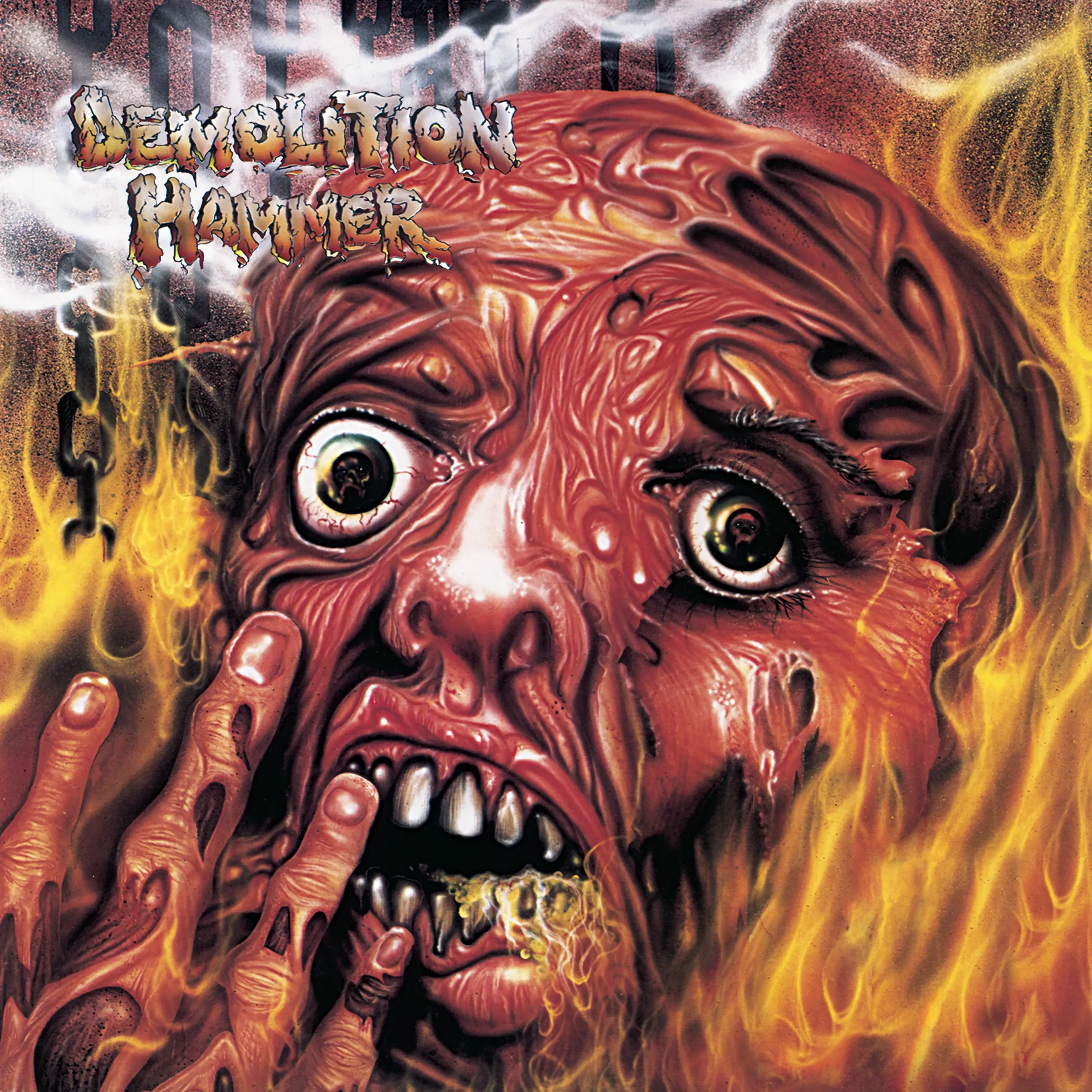 DEMOLITION HAMMER - Tortured Existence (Re-Issue 2023) · TRANSPARENT BLUE LP (Thrash Metal Vinyl) · Bild 1