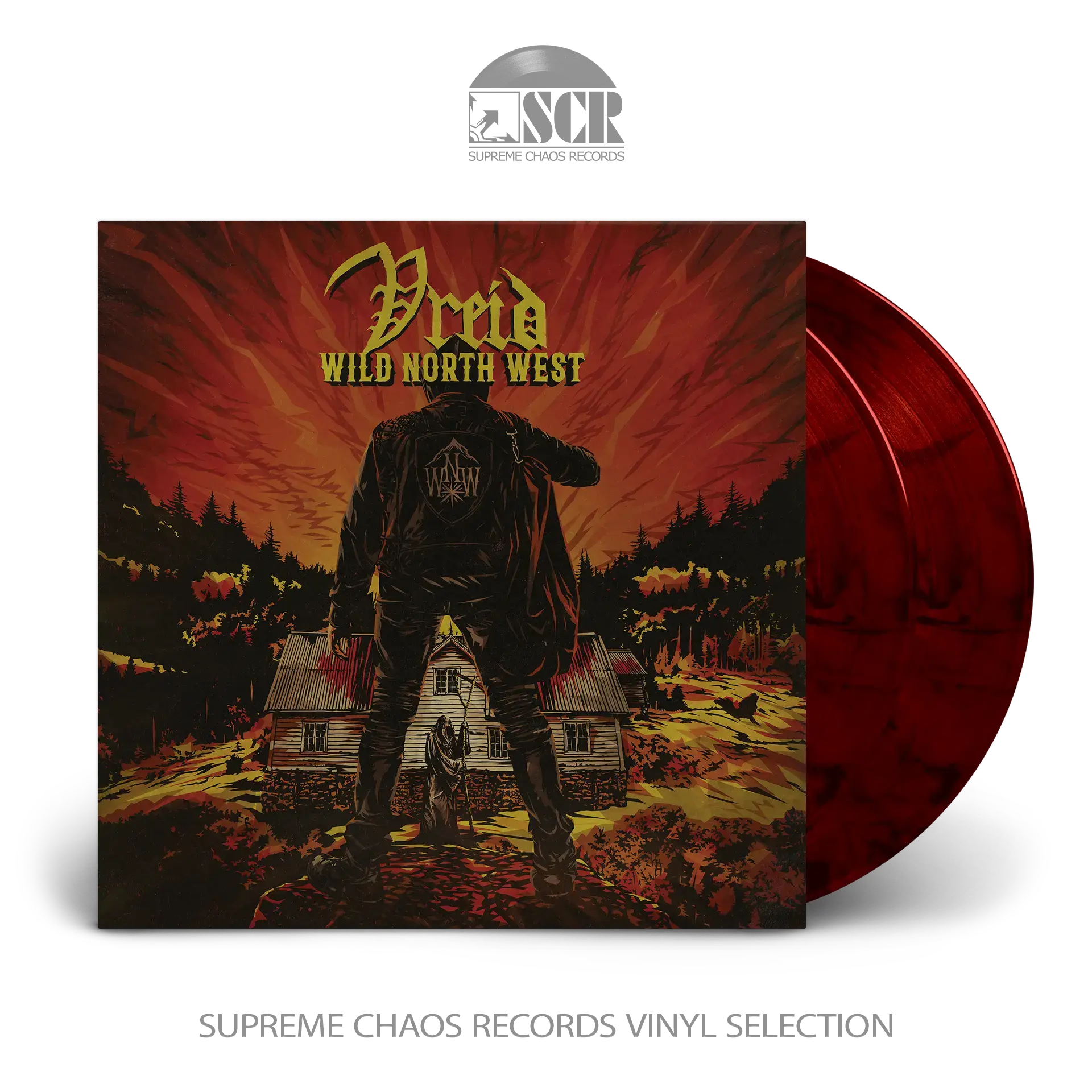 VREID · Wild North West | RED/BLACK 2LP (Black Metal Vinyl)
