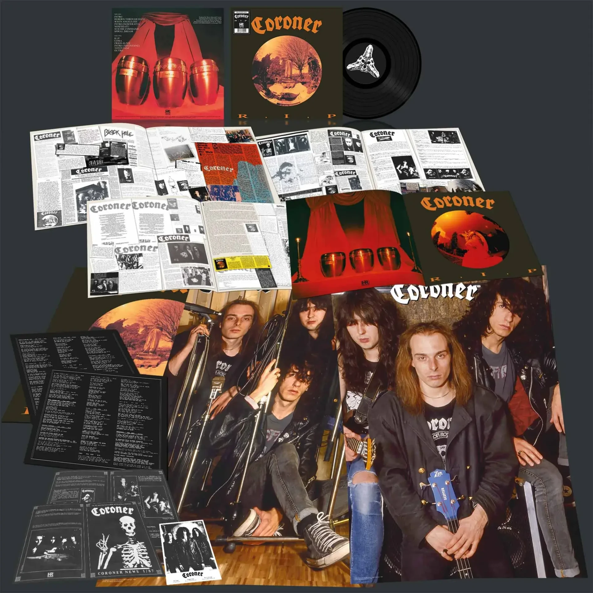CORONER - R.I.P. [BLACK LP] (Thrash Metal Vinyl) · Picture 2