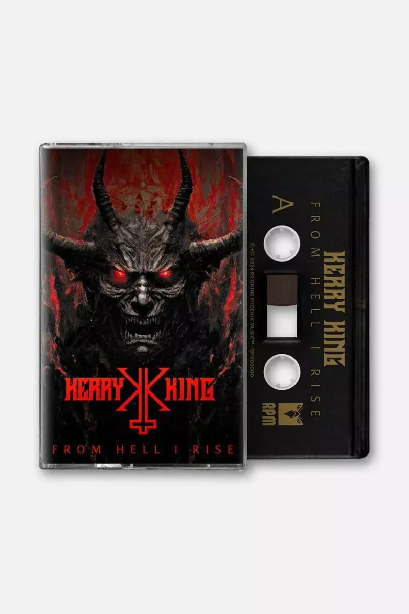 KERRY KING · From Hell I Rise | BLACK TAPE (Thrash Metal Tapes)