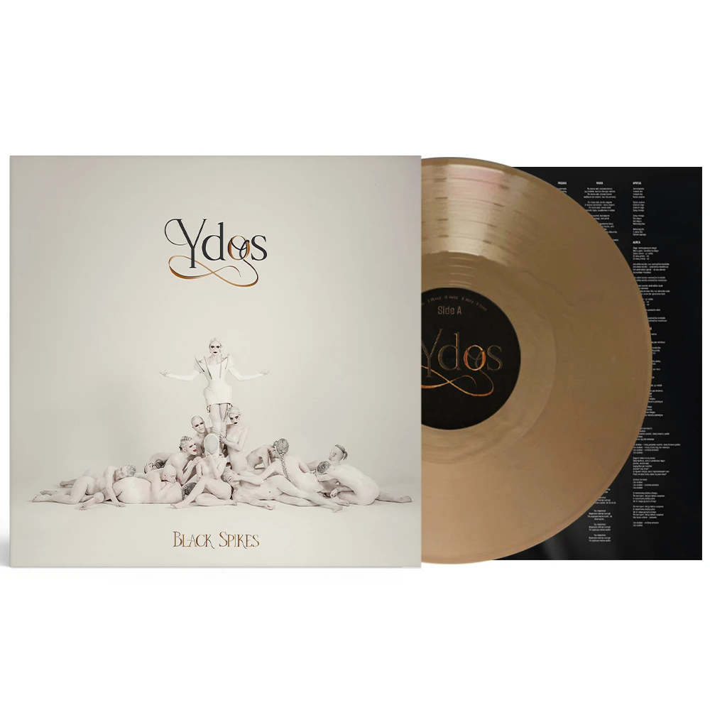 YDOS · Black Spikes | GOLD LP (Progressive Metal Vinyl) · Picture 2
