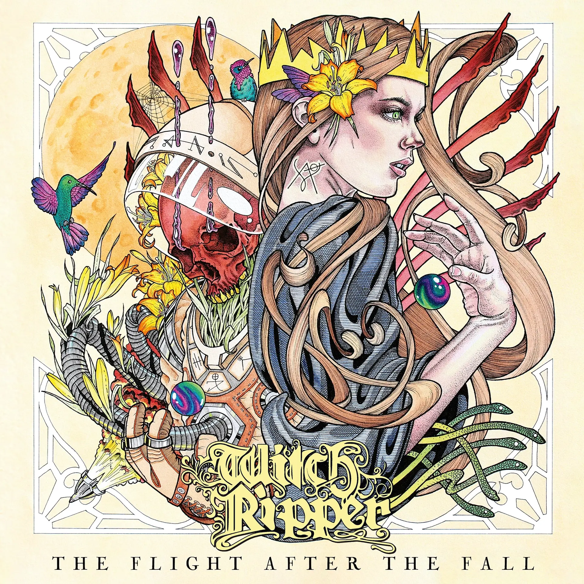WITCH RIPPER - The Flight After The Fall · BLUE LP (Sludge Metal/Stoner Metal Vinyl) · Bild 1