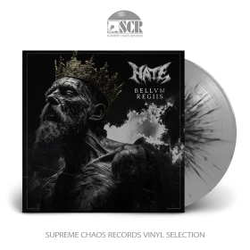 HATE · Bellum Regiis | SILVER/BLACK LP (Death Metal Vinyl)